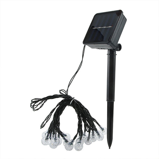 Waterdichte bubbelvormige solar lichtslinger voor terras