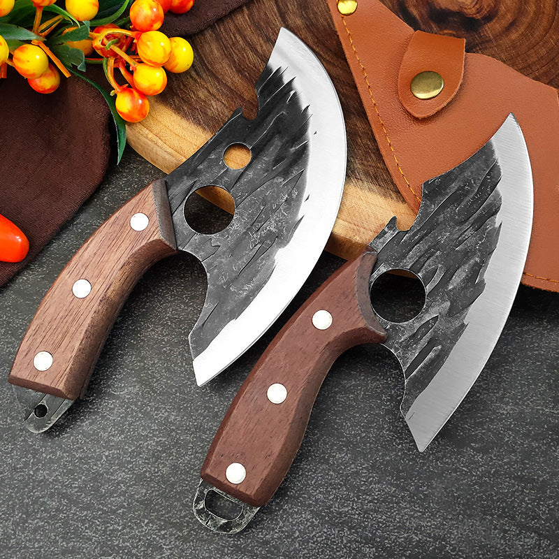 🔥While Supplies Last 50% OFF!🎉 Hand-Forged Mini Cleaver Knife with Sheath