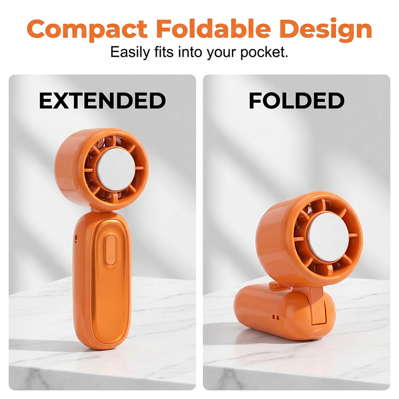 💦Summer Hot Sale🧊Portable Handheld Digital Display Cooling Fan