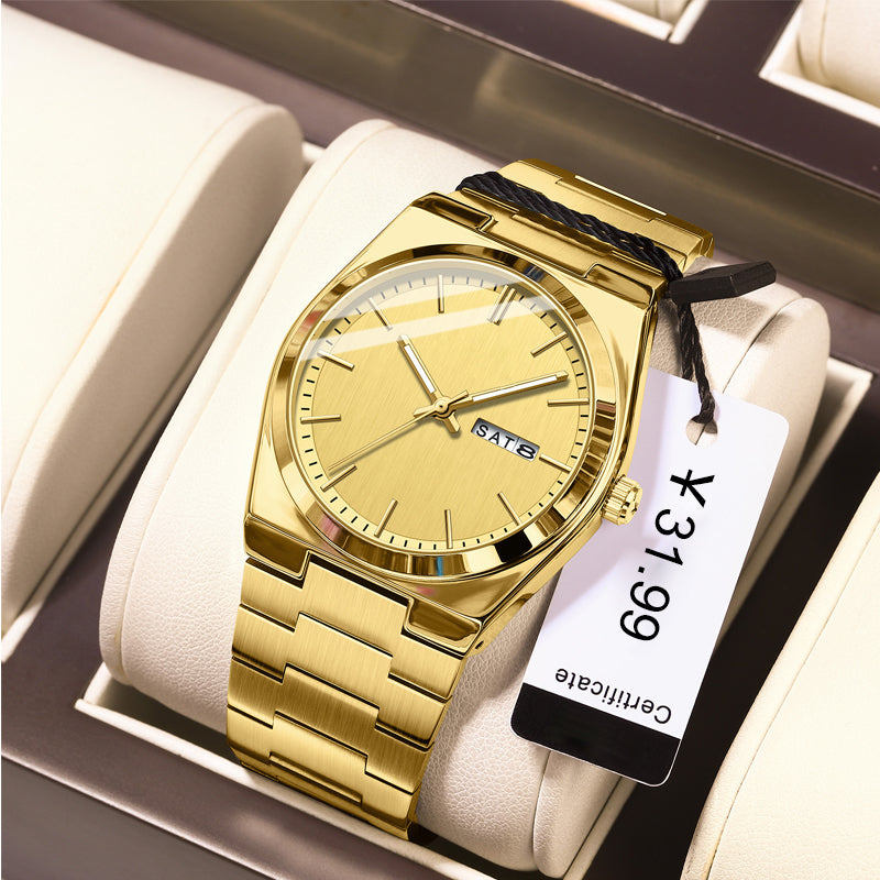 🥳 50% OFF! 🥳 Men’s Quartz Watches & Understated Luxury