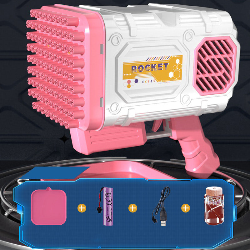 Creatieve automatische bellenblaasmachine met meerdere gaten