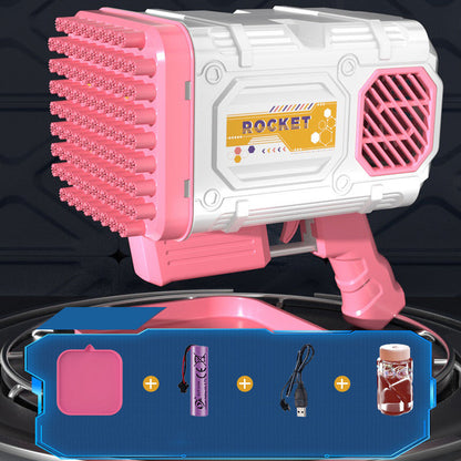Creatieve automatische bellenblaasmachine met meerdere gaten