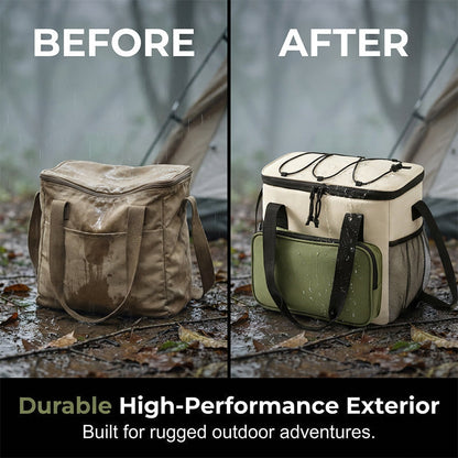📢📢50% OFF !! ⏰Large Capacity Insulated Cooler Bag for Picnics & Outdoors