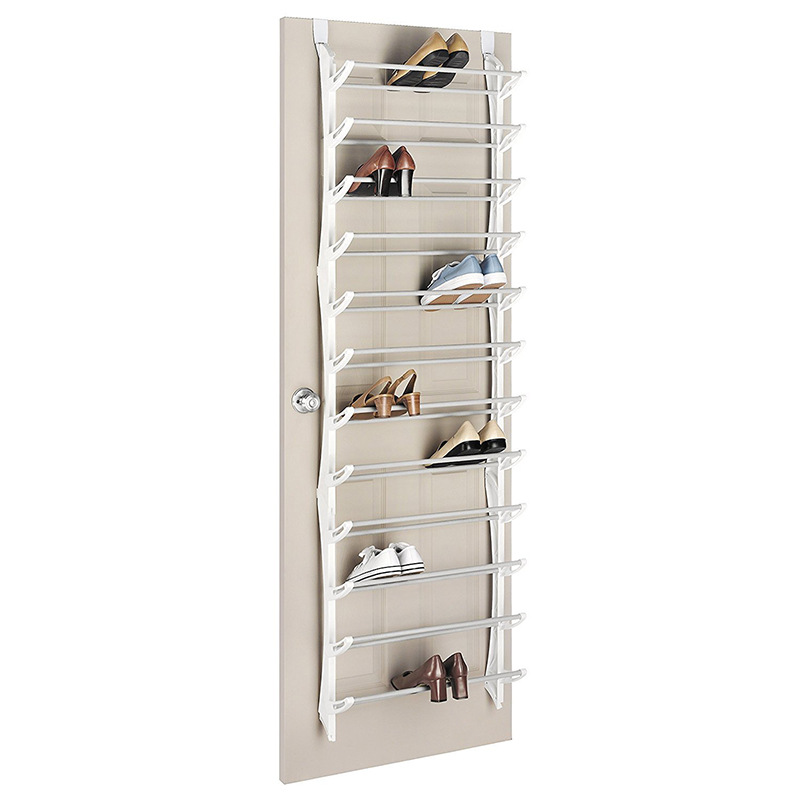 Over-the-Door Shoe Rack Organizer – 24 pockets & tool-free install – Fits standard doors, holds up to 24 pairs ✨