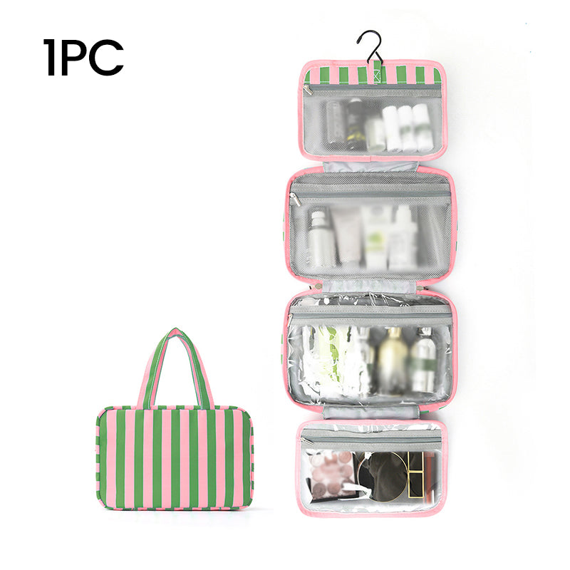 🔥Summer Hot Sales - 59% OFF💞30K+ SOLD!!💝Striped Hanging Travel Toiletry Bag