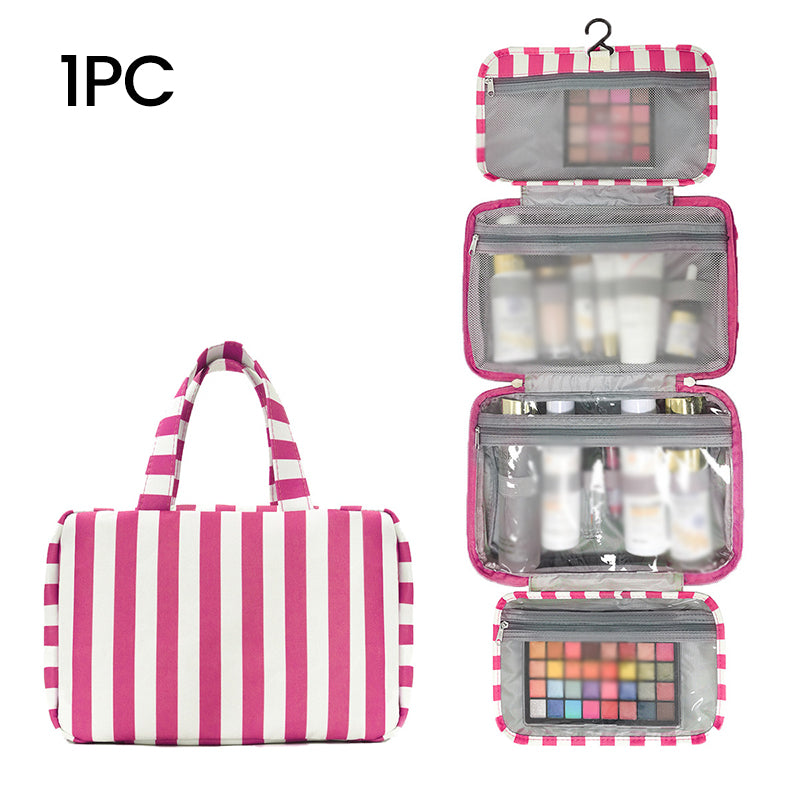 🔥Summer Hot Sales - 59% OFF💞30K+ SOLD!!💝Striped Hanging Travel Toiletry Bag
