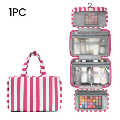 🔥Summer Hot Sales - 59% OFF💞30K+ SOLD!!💝Striped Hanging Travel Toiletry Bag