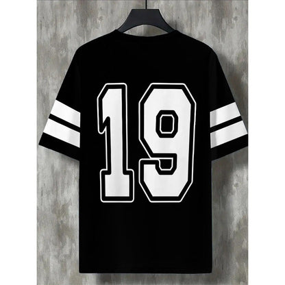 🏆LAST DAY SALE 50% OFF🔥 👕 Sporty Number Print Short Sleeve Top 🌟– Casual, Fun & Easy to Style