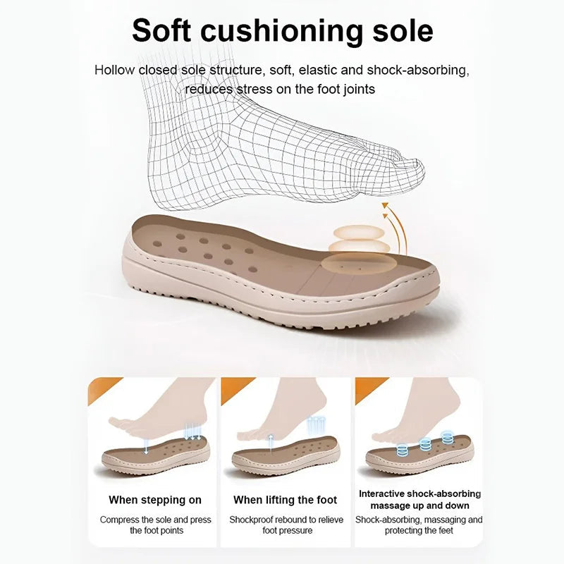 Comfortable Soft-soled Slip-on Leather Shoes For Men