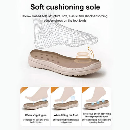 Comfortable Soft-soled Slip-on Leather Shoes For Men