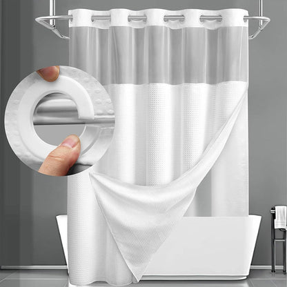 🎁Last Day Promotion 50% OFF🔥Waffle Pattern Shower Curtain