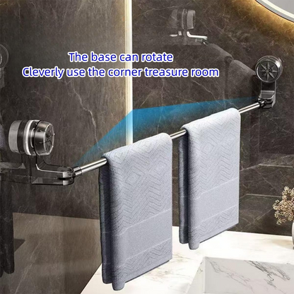 🧼 🔧 50% OFF! No-Drill Retractable Towel Bar – Quick Setup, Adjustable Space & Smooth-Surface Grip 🚿