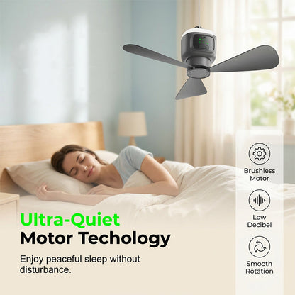 🔥NOW 50% OFF！🌀 💡 Rechargeable Hanging Fan with Light – Cordless, practical & perfect for home, camping and travel 🏠 ⛺ ✨