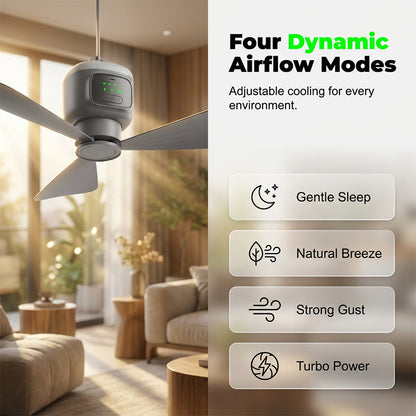 🔥NOW 50% OFF！🌀 💡 Rechargeable Hanging Fan with Light – Cordless, practical & perfect for home, camping and travel 🏠 ⛺ ✨