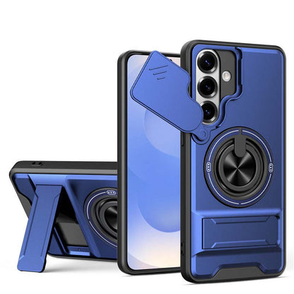 📢📢50% OFF !! ⏰Samsung Phone Cases-Heavy-Duty Case with Camera Cover & Ring Stand