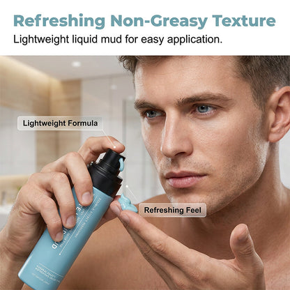 Sneldrogende matte stylingklei spray voor heren