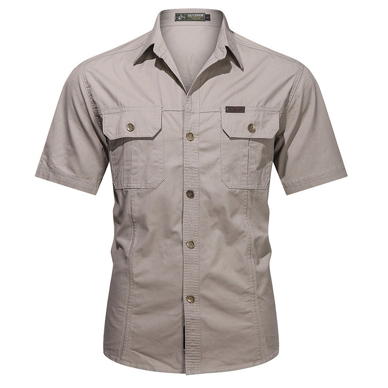 💥 Limited-50% OFF Offer   👕 Men’s Short Sleeve Tactical Shirt – Sleek, Practical & Easy to Style ✨