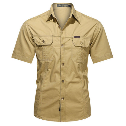 💥 Limited-50% OFF Offer   👕 Men’s Short Sleeve Tactical Shirt – Sleek, Practical & Easy to Style ✨
