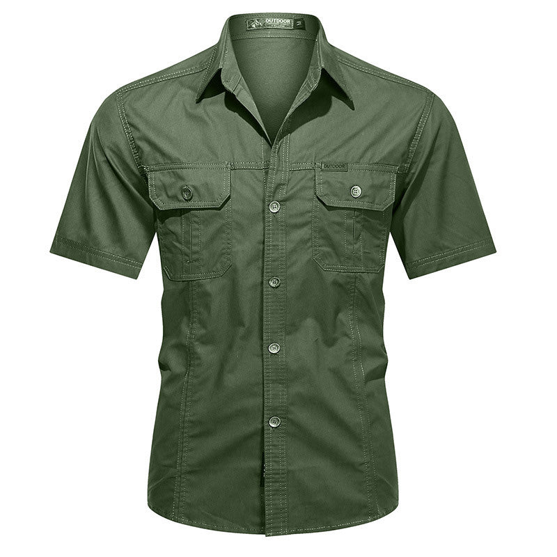 💥 Limited-50% OFF Offer   👕 Men’s Short Sleeve Tactical Shirt – Sleek, Practical & Easy to Style ✨