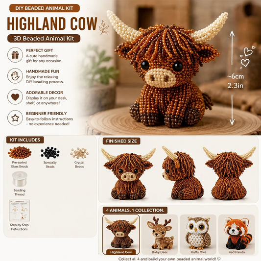 🔥3D Beaded Animal DIY Craft Kit