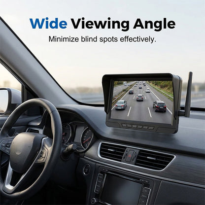 ☀️ Wireless Solar Backup Camera System | Easy Parking for Cars, Trucks & SUVs 🚙