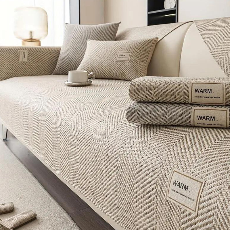 🔥 50% OFF! Modern Herringbone Sofa Cover 🛋️ – Non-Slip, Washable & Stylish Sofa Protection for Pets, Spills & Everyday Wear ✨