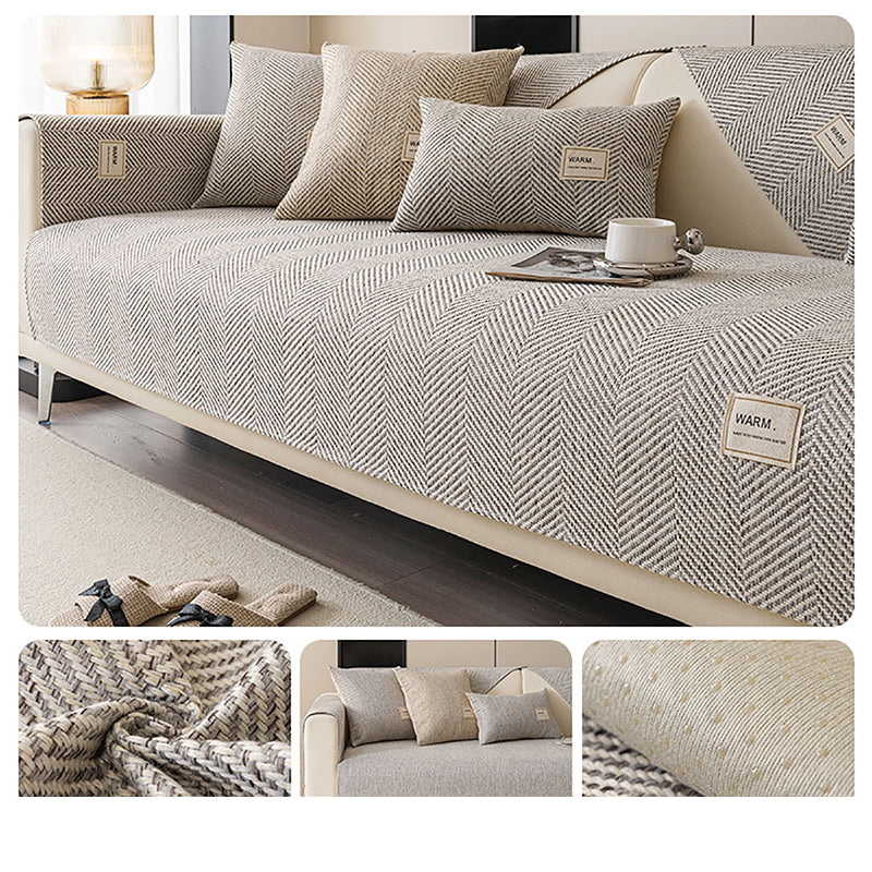 🔥 50% OFF! Modern Herringbone Sofa Cover 🛋️ – Non-Slip, Washable & Stylish Sofa Protection for Pets, Spills & Everyday Wear ✨