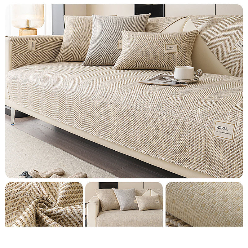 🔥 50% OFF! Modern Herringbone Sofa Cover 🛋️ – Non-Slip, Washable & Stylish Sofa Protection for Pets, Spills & Everyday Wear ✨