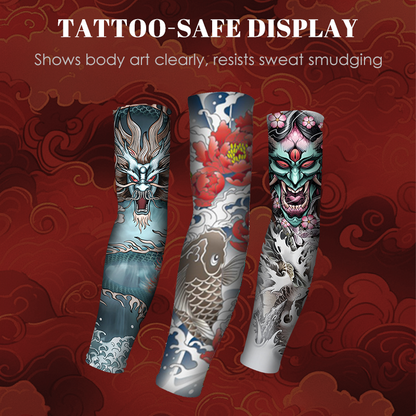 Zonbeschermende en ademende koelhoes voor tatoeages