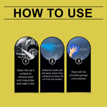 Auto Nano Coating Spray - Snel herstel en spiegelglans