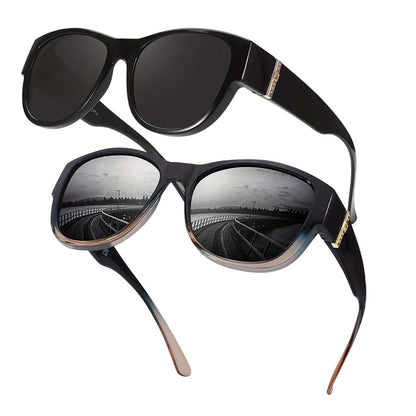 🕶️👓 50% KORTING! Brildragers opgelet: deze oversized zonnebril schuift over je eigen bril en je ziet eruit als een filmster – geen dure clip-on, geen geknipper met lenzen!