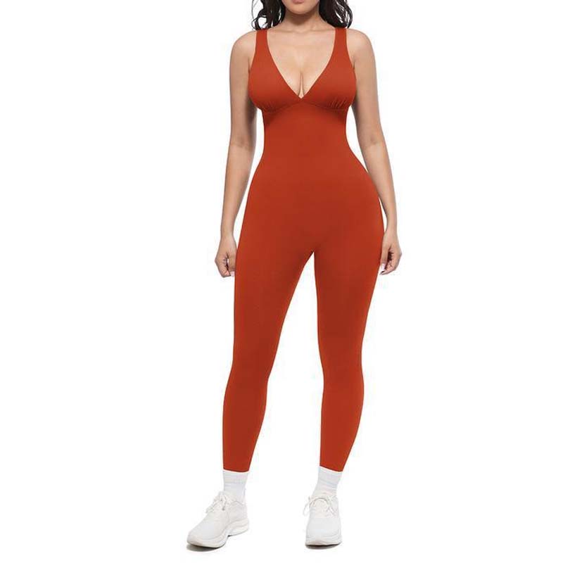 🥳 2026 HOT SALE 🥳💞 50K+ VERKOCHT! 🌸🦋 50% KORTING High-Stretch V-hals Jumpsuit – Comfort de hele dag voor fitness en meer. Ademend, flexibel en moeiteloos chic. Jouw go-to voor beweging. 🧘‍♀️💫