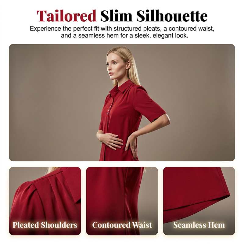Damesblouse met korte mouwen in effen kleur
