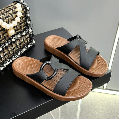 Comfortabele antislip platform slippers voor dames
