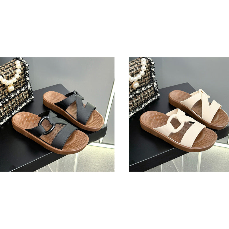 Comfortabele antislip platform slippers voor dames