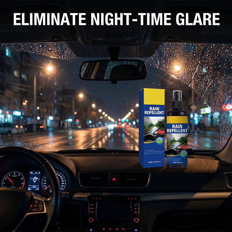 🚗Kristalheldere regenafstotende spray voor de voorruit