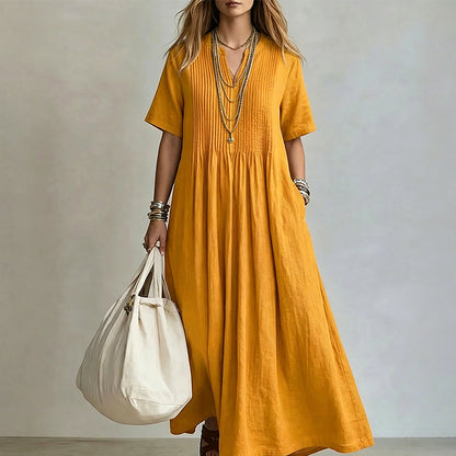 🔥 Today Only – Up To 60% OFF 👗 Women's Loose Casual V-Neck Dress✨