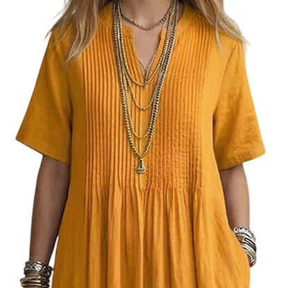 🔥 Today Only – Up To 49% OFF 👗 Women's Loose Casual V-Neck Dress✨