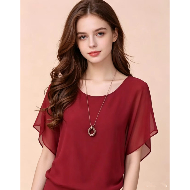 Damesblouse van premium mix, getailleerd model