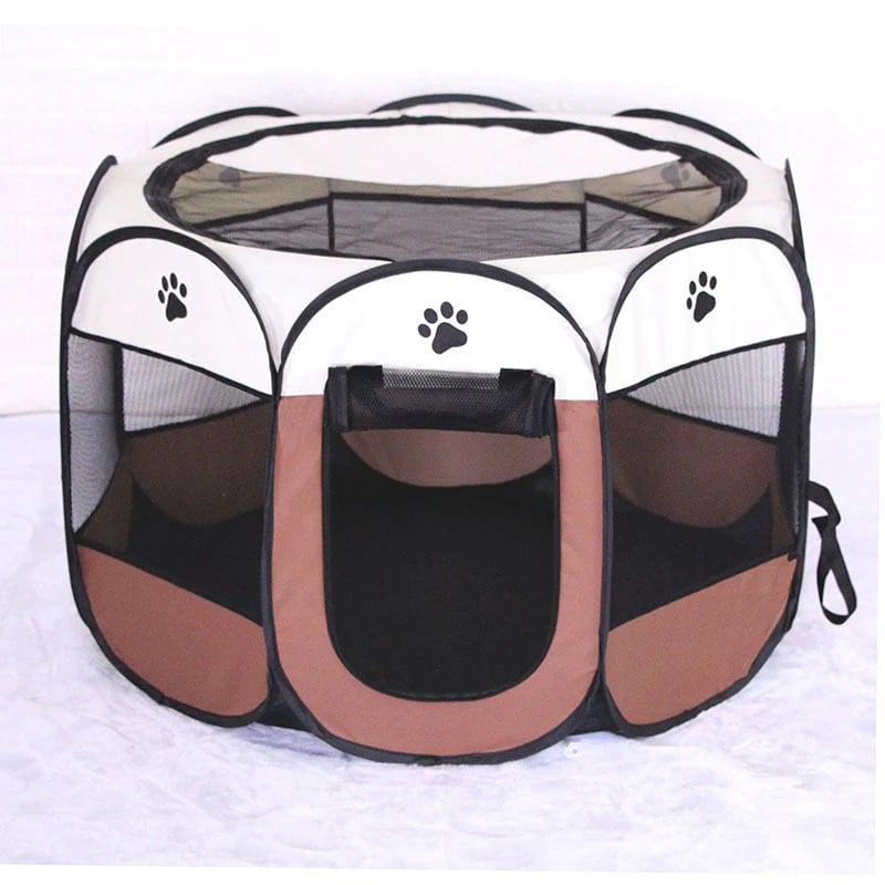 🔥 50% OFF 🐾 Summer Pet Portable Playpen – Breathable Mesh, Foldable Design & Indoor/Outdoor Comfort ✨