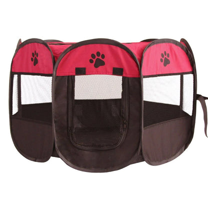 🔥 50% OFF 🐾 Summer Pet Portable Playpen – Breathable Mesh, Foldable Design & Indoor/Outdoor Comfort ✨