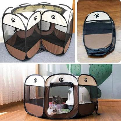 🔥 50% OFF 🐾 Summer Pet Portable Playpen – Breathable Mesh, Foldable Design & Indoor/Outdoor Comfort ✨