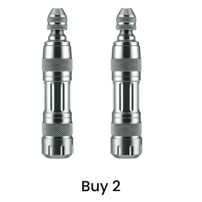 Reparatieset voor tubeless banden in een aluminium koffer