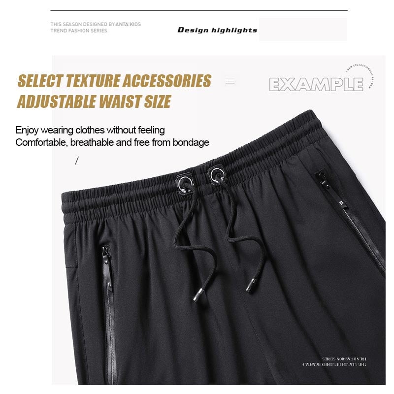 Grote maten IJs Zijde stretchshorts