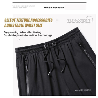 Grote maten IJs Zijde stretchshorts