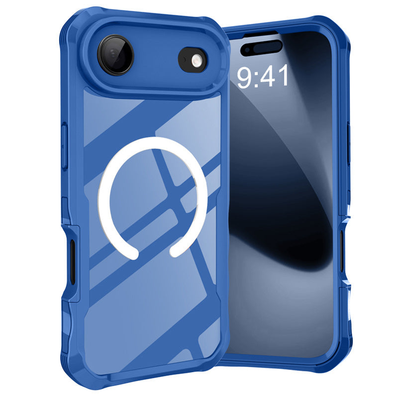 Magnetic Phone Case with Built-in Screen Protector