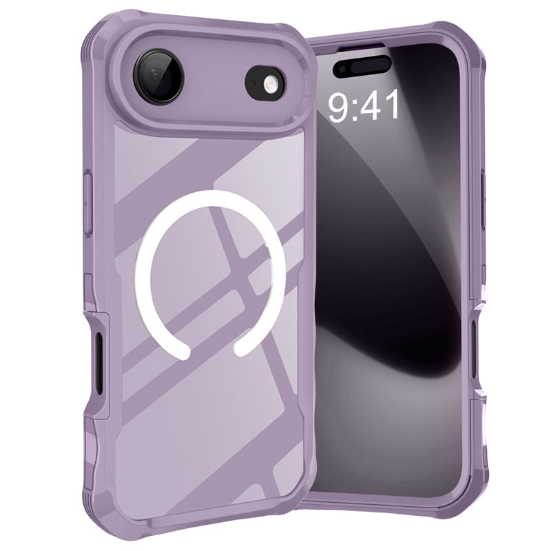 Magnetic Phone Case with Built-in Screen Protector
