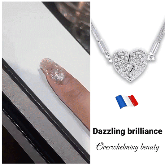 🎄Christmas Hot Sale Heart Diamond Necklace✨ (Buy 1 Get 1 Free)