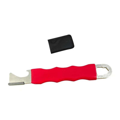 Multifunctionele draagbare messenslijper en flesopener