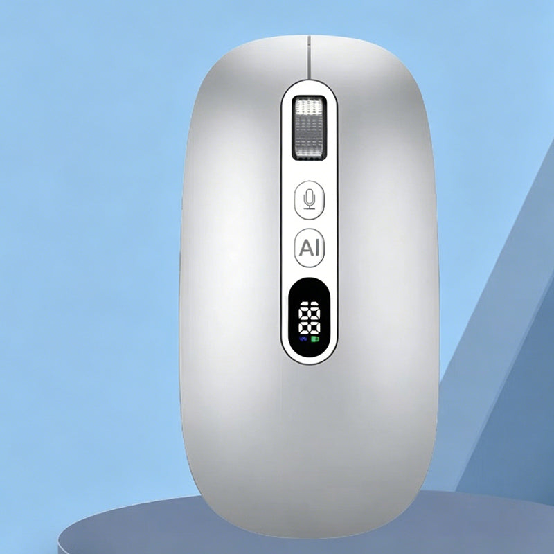🖱️50% KORTING! 💥 Draadloze muis met AI-slimme spraakherkenning – 1600 woorden/min, vertaalhub, ergonomisch ✨